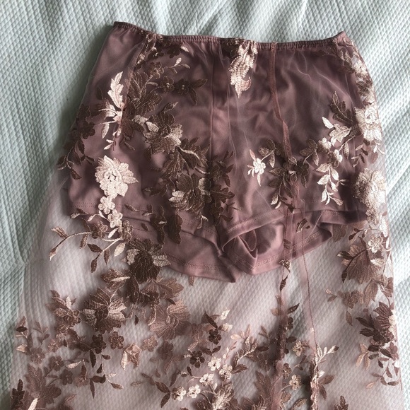 💥SOLD💥 Boho Floral Lace Two Piece Lucy in the Sky, Sz SM - Picture 5 of 8